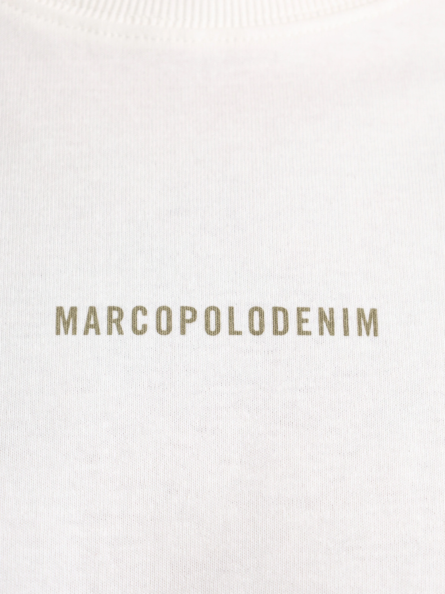 Лонгслив белого цвета из хлопка 